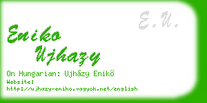 eniko ujhazy business card
